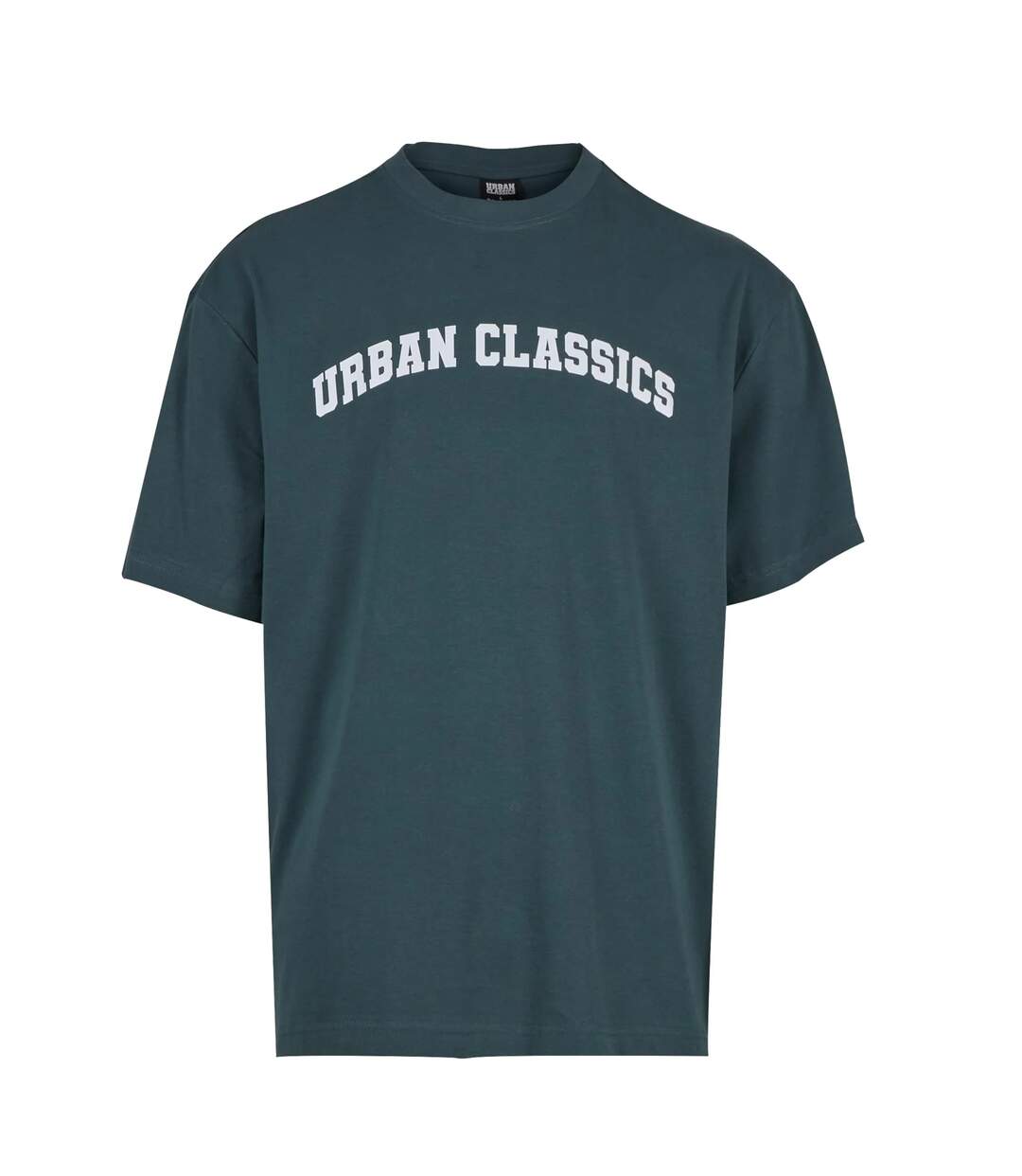 T-shirt College Homme Vert Bouteille Urban Classics-1