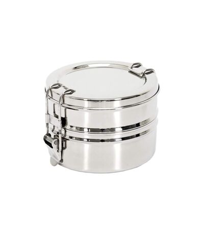 Lunch Box Ronde 2 Niveaux 80cl Inox