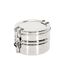 Lunch Box Ronde 2 Niveaux 80cl Inox-1