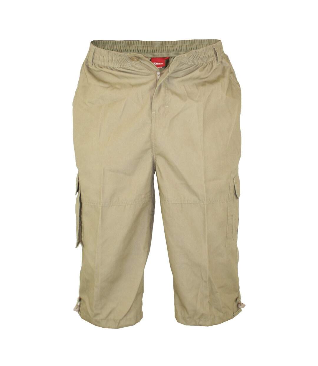 Mens D555 Mason Kingsize Cargo Shorts Sand Duke-2