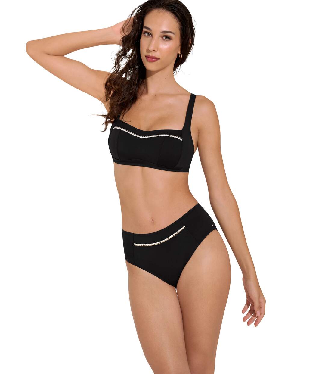 Bas maillot slip de bain shapewear taille haute Union Island Lisca