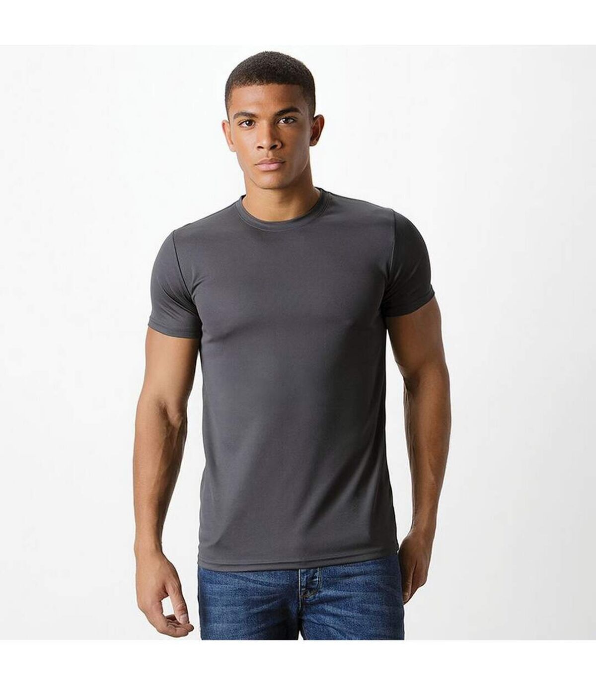 Kustom Kit T-shirt à effet mèche Cooltex Plus pour hommes (Graphite) - UTRW6521