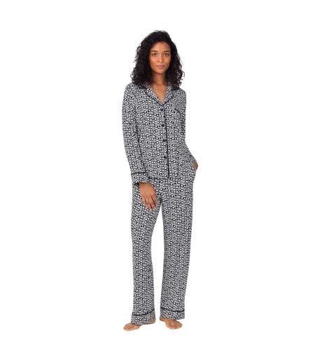 Ensemble De Pyjama Motif/style Lettres Femme Noir DKNY