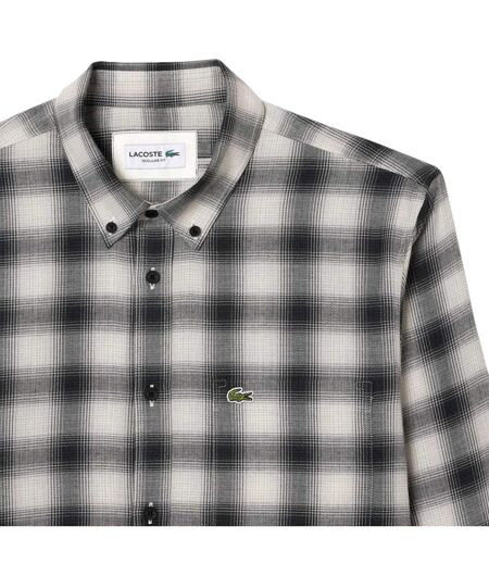 Chemise Homme Noir Blanc Lacoste