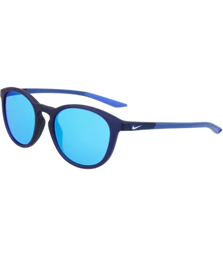 Lunettes De Soleil Motif/style Arrondi Evolution Homme Taille Unique Bleu Marine Bleu Nike