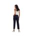 Dorothy Perkins Womens/Ladies Plain Tall Ankle Grazer Trousers (Navy) - UTDP2928