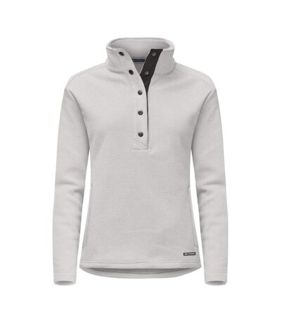 Womens/ladies hunts point fleece jacket silver Cutter & Buck