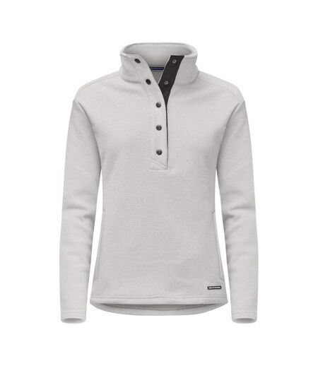 Womens/ladies hunts point fleece jacket silver Cutter & Buck