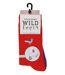 Wild Feet - 3 Pk Ladies Embroidered Cotton Socks