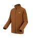 Mens Hadfield Full Zip Fleece Jacket Nut Brown Regatta-3