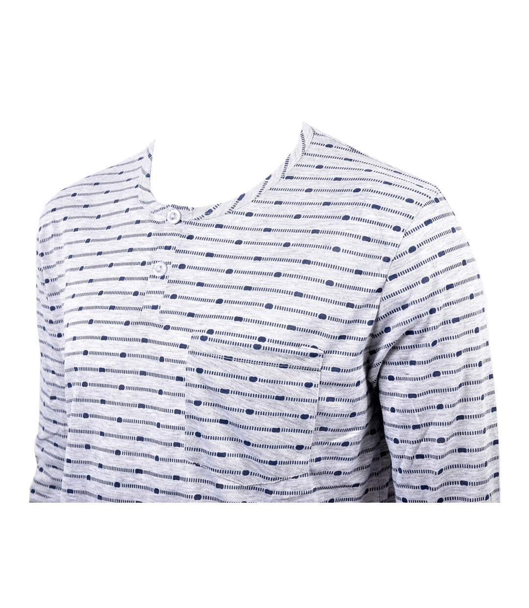 Pyjama Homme Long Eco 3009 GRIS-3