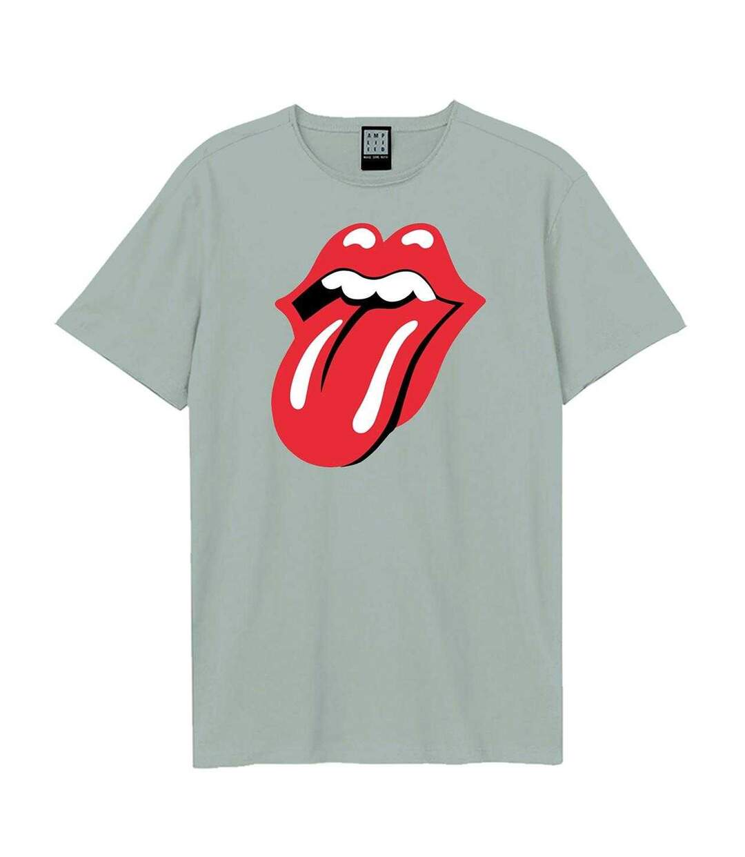 T-shirt Motif/style The Rolling Stones Tongue Adulte Bleu Amplified-1