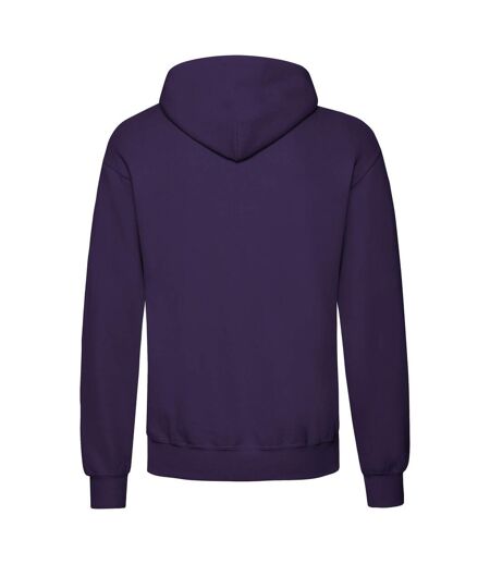 Sweat À Capuche Classic Homme Violet Fruit Of The Loom