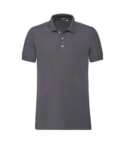 Polo homme gris foncé Russell