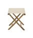 Paris Prix - Tabouret Pliable Bambou stool 42cm Naturel