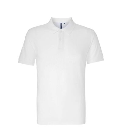 Polo homme blanc Asquith & Fox
