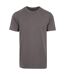 Mens t-shirt round neck dark shadow Build your Brand