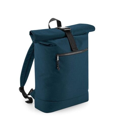 Bagbase Rolled Top Recycled Backpack (Petrol Blue) (One Size) - UTRW7779