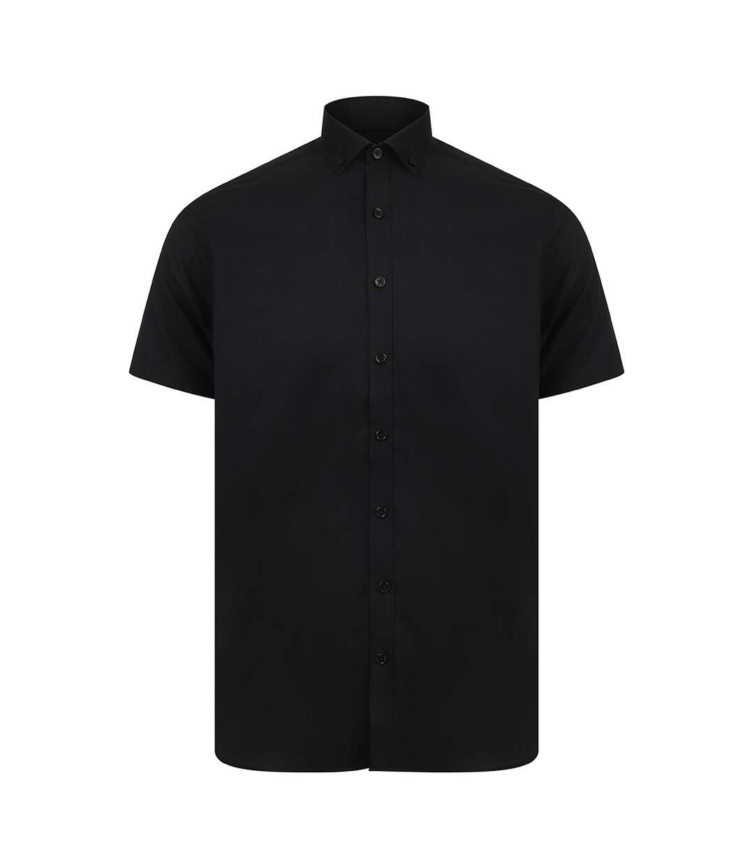 Henbury Modern - Chemise Oxford à manches courtes - Homme (Noir) - UTRW5425