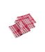 Lot de 3 Serviettes de Table Traditio 45cm Rouge