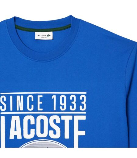 T-shirt Homme Bleu Lacoste