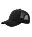 Unisex Adult Technical Mesh Trucker Cap Black Beechfield-2