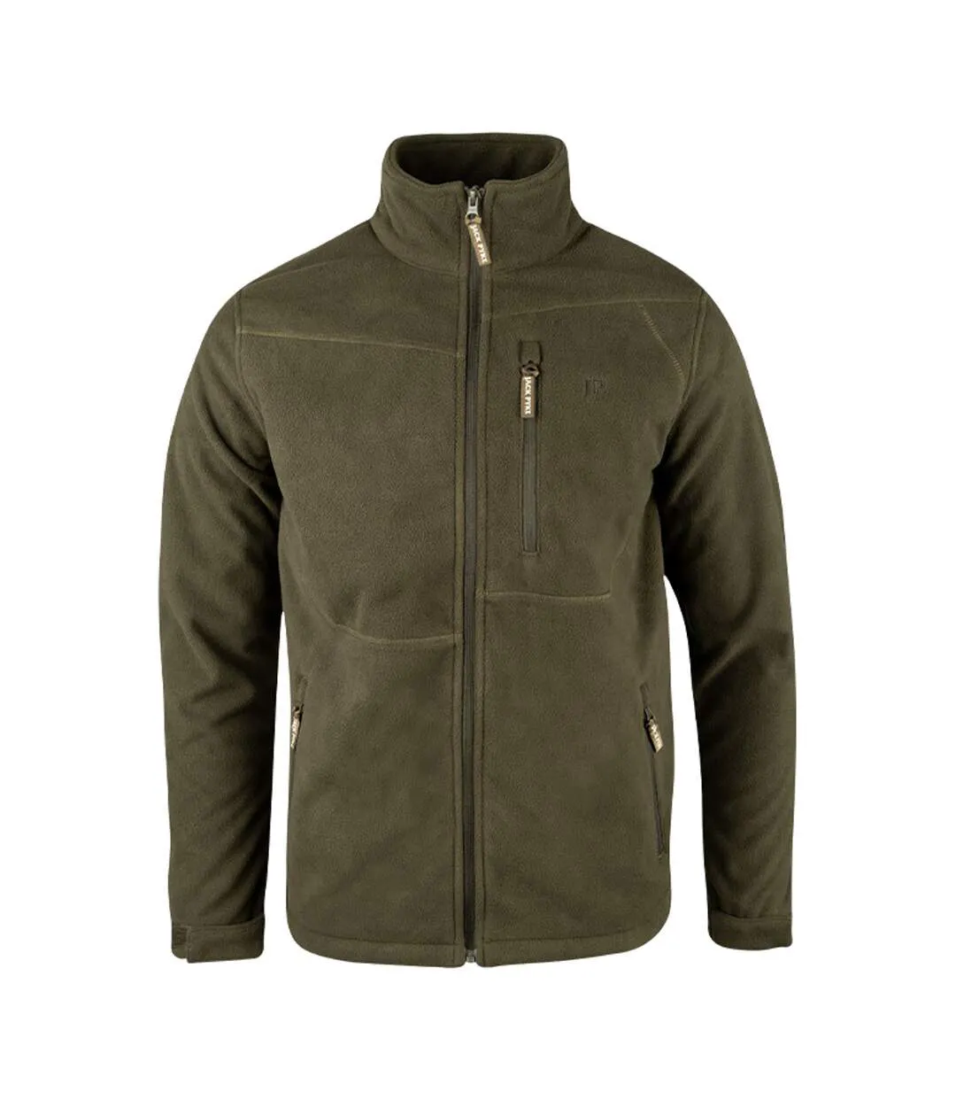Mens Waterproof Fleece Jacket Green Jack Pyke-1