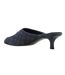Womens/ladies Ekd Lake Leather Sandals Navy Blue Burberry-3