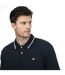 Mens Regular Short-sleeved Polo Shirt Navy Blazer Dockers-4
