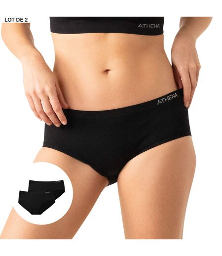 Lot de 2 hipsters sans coutures femme My Petit Prix Athena