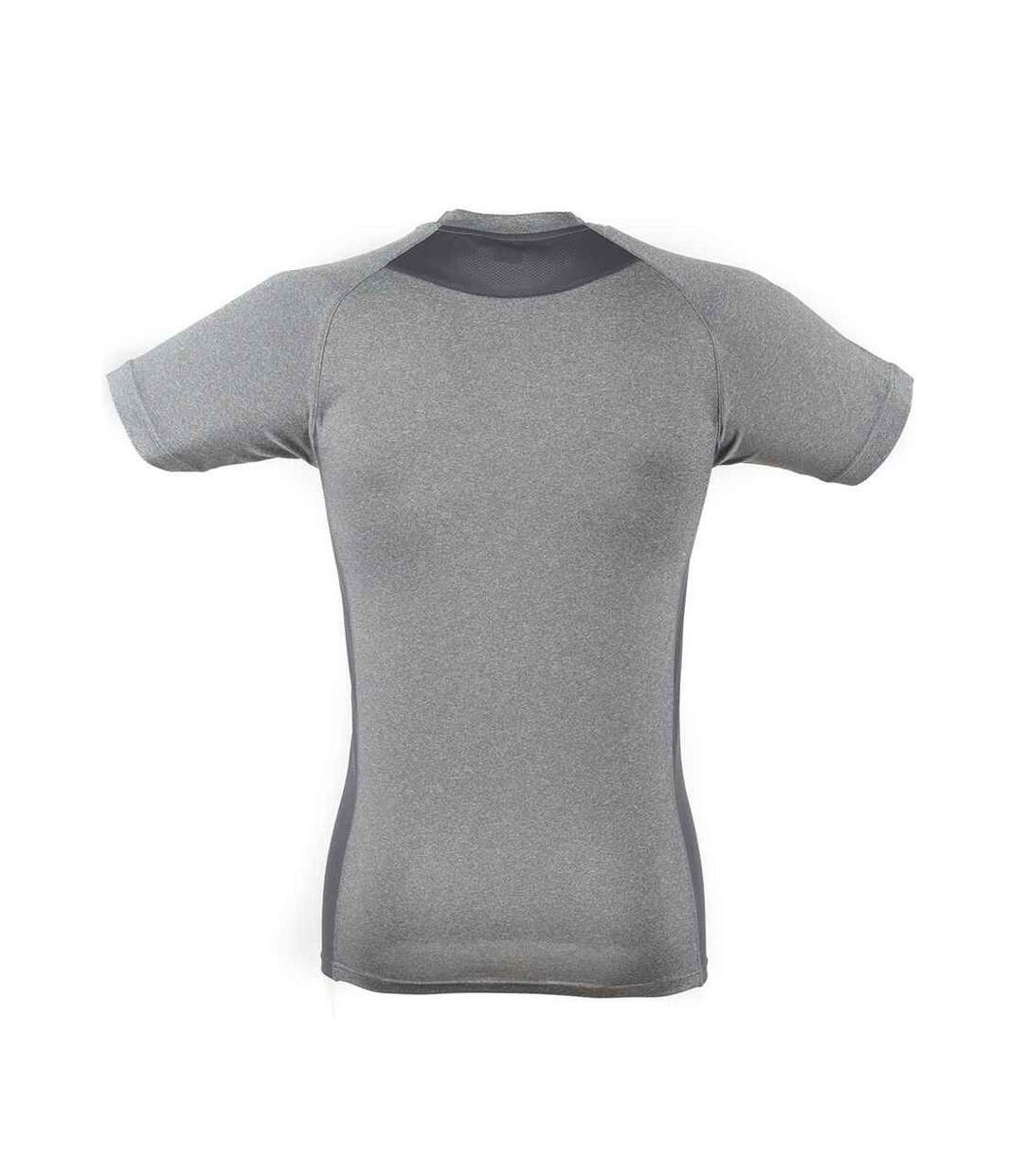 T-shirt homme gris chiné / gris Tombo