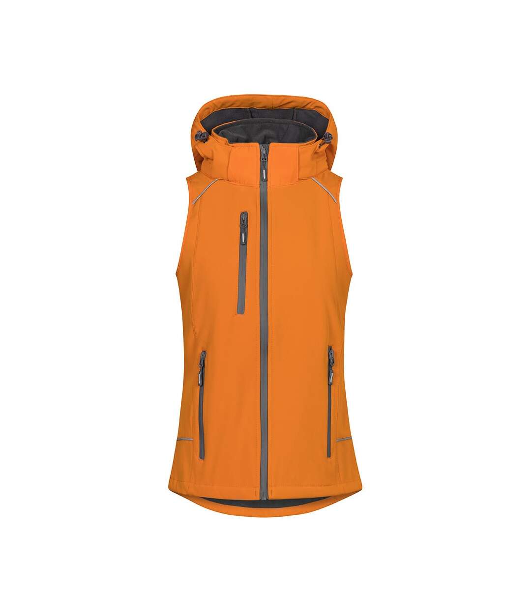 Veste Sans Manches Femme Orange Promodoro-1