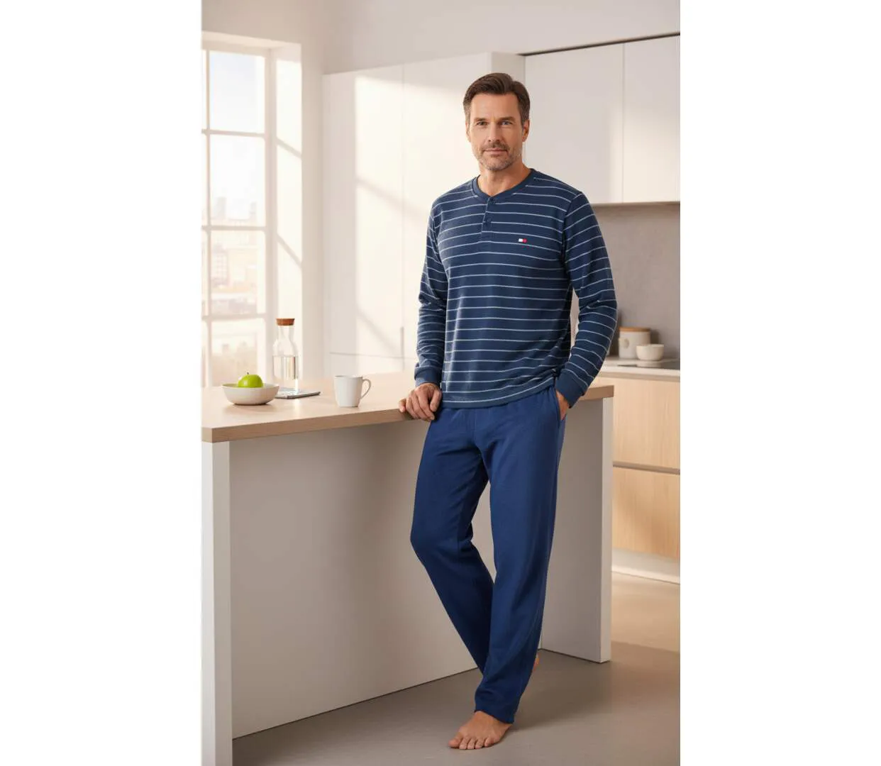 Pyjama Homme Hiver Polaire ULTRA Doux Z2655-2