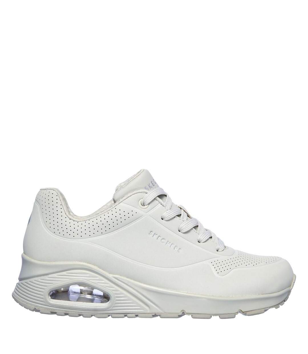 Skechers Womens/Ladies Uno Stand On Air Trainers (Off White) - UTFS7377-2