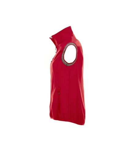 Clique Womens/Ladies Plain Softshell Vest (Red)