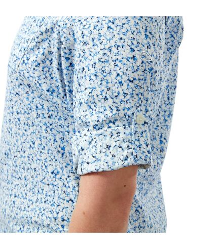 Craghoppers Womens/Ladies Fara Long-Sleeved Shirt (Mediterranean Blue) - UTCG1630
