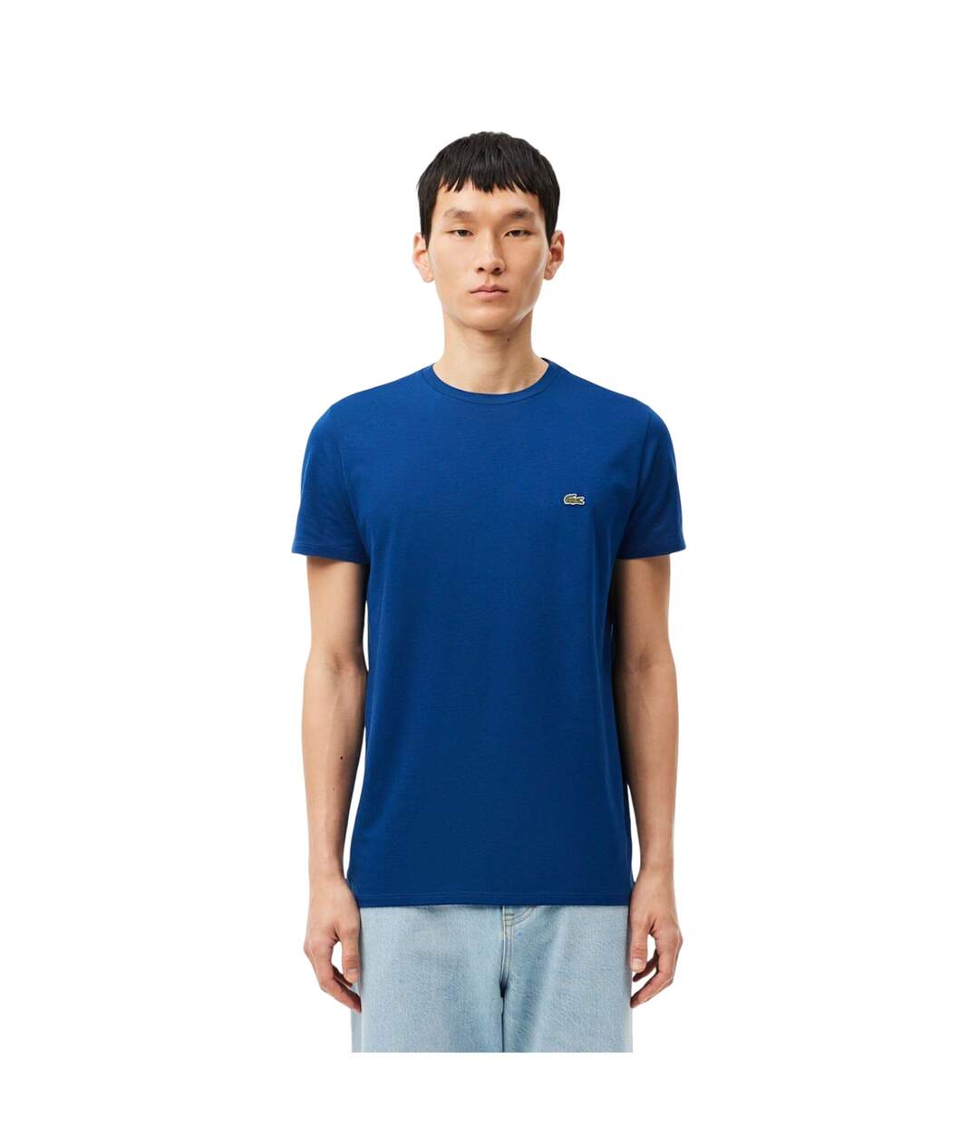 T-shirt Homme Bleu Foncé Lacoste-1