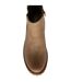 Womens/ladies Lottie Block Heel Chelsea Boots Taupe Lotus Shoes-4
