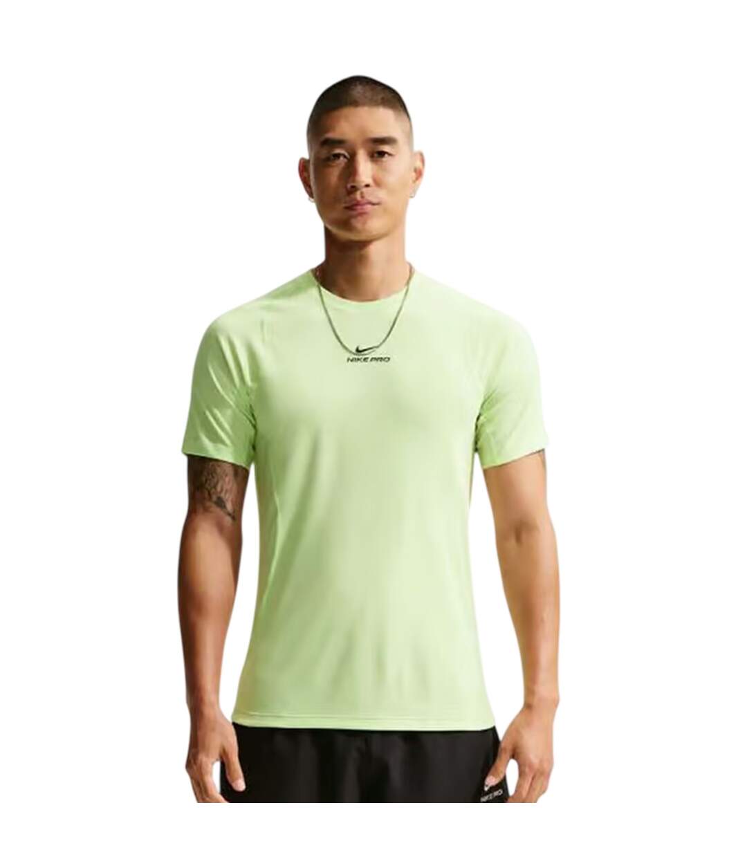 Haut Pro Homme Citron Vert Nike-2