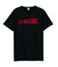 Unisex adult gorillaz logo t-shirt black Amplified-1
