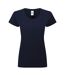 Womens/ladies Authentic Classic T-shirt French Navy Russell-1
