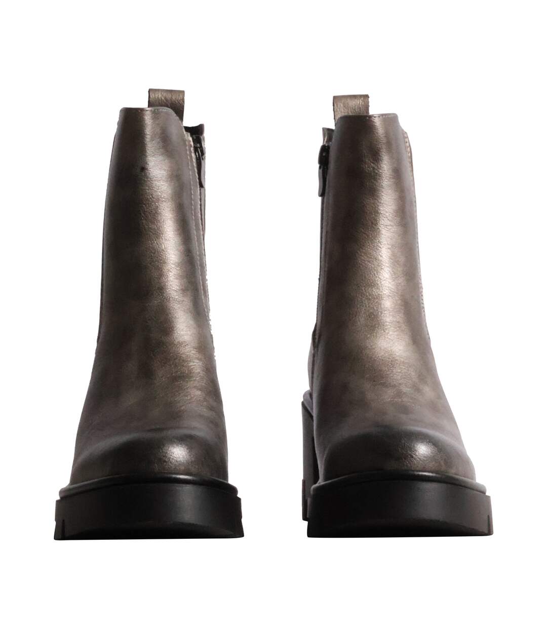 Bottines à Zip Super mode-5