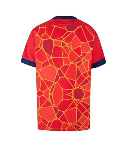 Mens 2024 Scotland Ru Training Jersey Red Macron