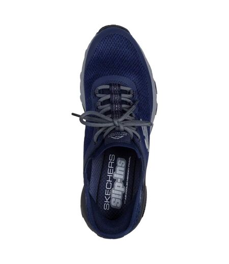 Mens Max Protect Assembly Hiking Shoes Navy Skechers