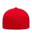 Wool blend baseball cap red Flexfit-2