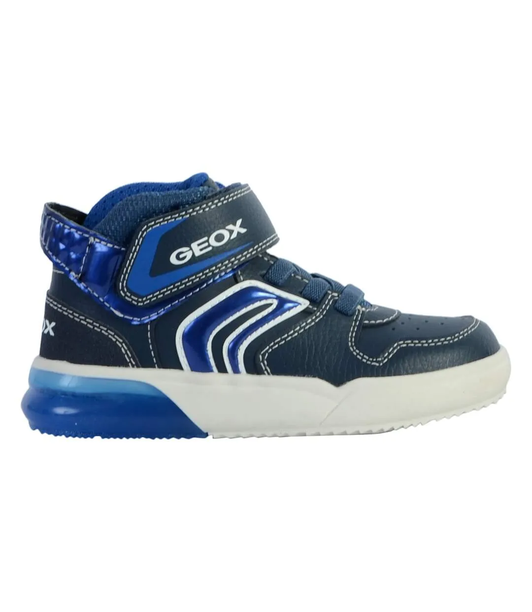 Basket Montante Cuir Enfant Garçons Geox Grayjay-2
