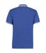 Polo Motif/style Rayure Contrastée Sur Bord Homme Bleu Roi Blanc Kustom Kit-2