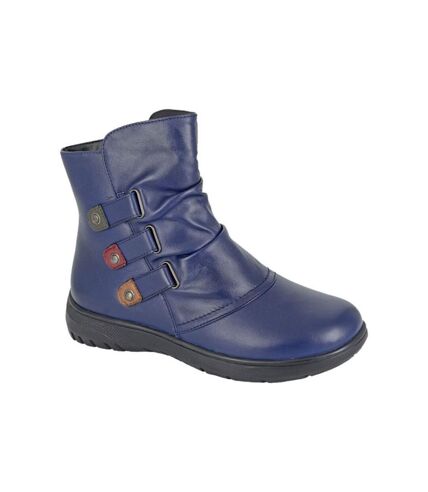 Bottines femme bleu marine Mod Comfys