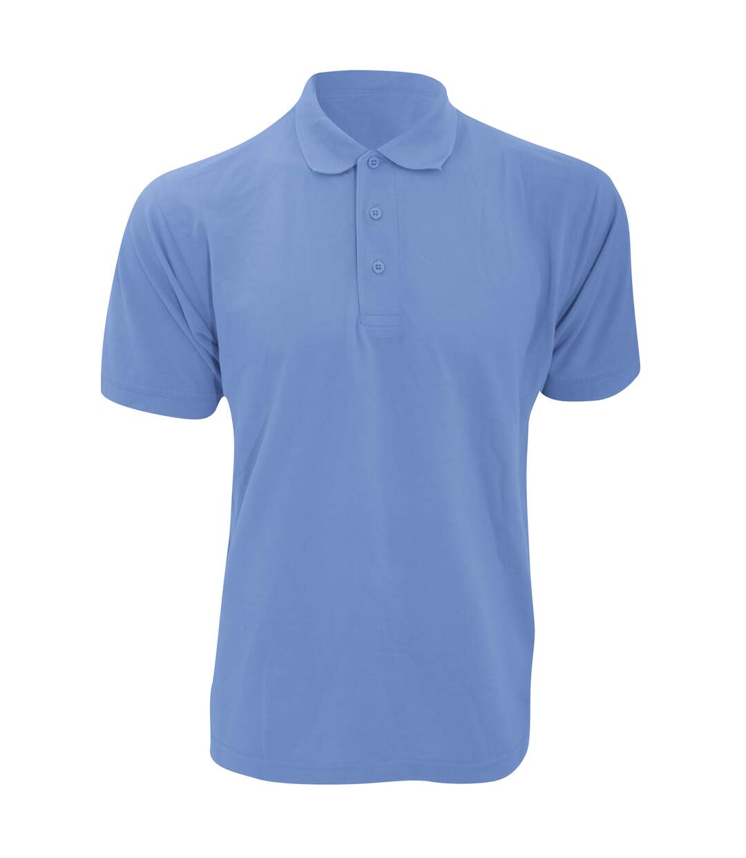 Polo à manches courtes homme bleu clair Kustom Kit