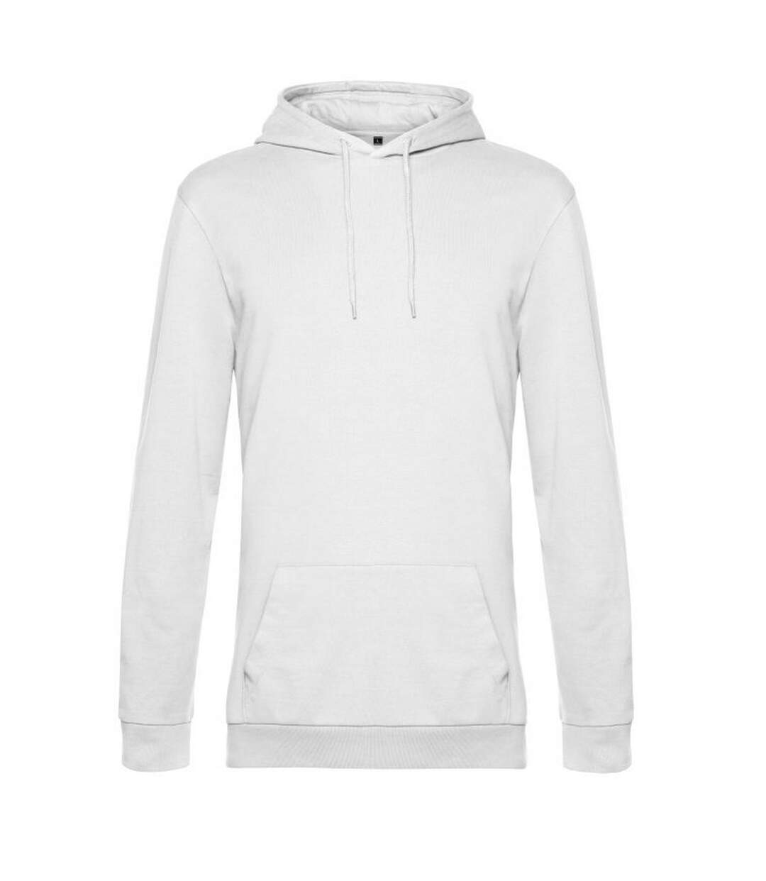 Mens hoodie white B&C-1